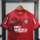 Camisa Corinthians III 11/12 - Versão Retro Vermelha - MAJESTO BR