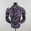 Camisa Real Madrid Clássico 22/23 Jogador Adidas Masculina - Preta e Roxa - MAJESTO BR