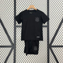 Conjunto Infantil Corinthians II 24/25 - Preto - MAJESTO BR