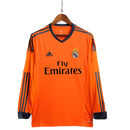 Camisa Real Madrid II Away 2013/14 Retrô (Manga longa) Laranja - MAJESTO BR