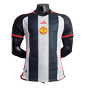 Camisa Manchester United Treino Adidas 2023/24 Jogador Preto e Branco - MAJESTO BR
