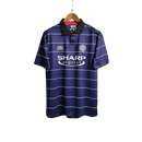 Camisa Retrô Manchester United Away Azul Umbro 1999/00 Masculino Azul - MAJESTO BR