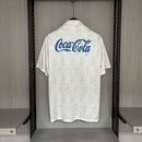 Camisa Cruzeiro Fora 93/94 - Versão Retrô Coca-Cola Branca - MAJESTO BR