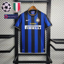 Camisa Retrô Inter de Milão I Home 2009/10 Masculino Azul e Preto - MAJESTO BR