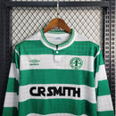 Camisa Retrô Celtics Home Umbro 1987/88 (Manga longa) Branco/Verde - MAJESTO BR