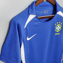 Camisa Retrô Brasil II Away Nike 2002/03 Masculino Azul - MAJESTO BR