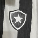 Camisa Botafogo Titular 24/25 Manga Longa - Preta e Branca - MAJESTO BR