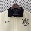 Jaqueta Corinthians Reversível 24/25 - Bege e Amarelo - MAJESTO BR