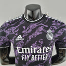 Camisa Real Madrid Clássico 22/23 Jogador Adidas Masculina - Preta e Roxa - MAJESTO BR