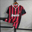 Camisa Retrô Milan I Adidas 2009/10 Vermelho e Preto - MAJESTO BR