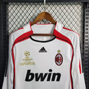 Camisa Retrô Milan II Away 2006/07 Manga Longa Masculino Branco - MAJESTO BR