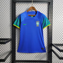 Camisa Brasil Away 2022 Feminina - Azul - MAJESTO BR