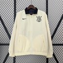 Jaqueta Corinthians Reversível 24/25 - Bege e Amarelo - MAJESTO BR