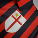Camisa Milan Retrô 1999/2000 Vermelha e Preta - Adidas - MAJESTO BR