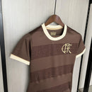 Camisa CRF Edição Especial 24/25 - Feminina Baby Look Marrom Consciência Negra - MAJESTO BR