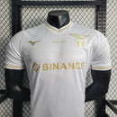 Camisa Lazio Mizuno Jogador 23/24 Masculino Branco - MAJESTO BR