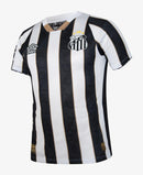 Camisa Santos Away 24/25 - Preta e branca - MAJESTO BR