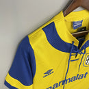 Camisa Retrô Parma I Champion 1993/95 Masculino Amarelo e Azul - MAJESTO BR