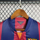 Camisa Retro Barcelona Nike Manga Longa 2014/15 Masculino Azul e Grená - MAJESTO BR