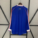 Camisa Retro Seleção França Manga Longa - 1998 Azul - MAJESTO BR