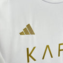 Conjunto Infantil Al Nassr III 24/25 - Branco e Dourado - MAJESTO BR