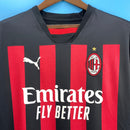 Camisa Milan Home 22/23 - Vermelho e Preto - MAJESTO BR
