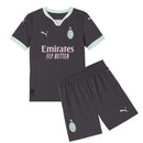 Conjunto Infantil Milan III 24/25 - Cinza - MAJESTO BR