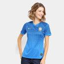 Camisa Brasil Feminina Away 2024 - Azul - MAJESTO BR