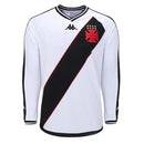 Camisa Vasco Away 24/25 Manga Longa - Branca e Preta - MAJESTO BR