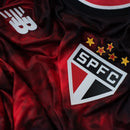 Camisa São Paulo Third 24/25 - Preta e vermelha - MAJESTO BR