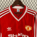 Camisa Retro Manchester United Manga Longa - 86/88 Vermelho - MAJESTO BR