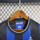Camisa Retrô Inter de Milão I Home 2009/10 Masculino Azul e Preto - MAJESTO BR