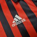 Camisa Milan Retrô 1999/2000 Vermelha e Preta - Adidas - MAJESTO BR
