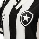 Camisa Botafogo Titular 24/25 - Versão Feminina Baby Look Preta e Branca - MAJESTO BR