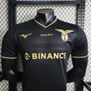 Camisa Lazio "10 anos Copa Itália 2013" Jogador 23/24 Masculino Preto - MAJESTO BR