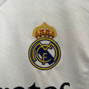 Conjunto Infantil Real Madrid I 24/25 - Branco - MAJESTO BR