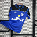 Camisa Flamengo de Goleiro 1999 - Versão Retrô Lubrax Azul - MAJESTO BR