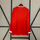 Camisa Retro Manchester United Manga Longa - 86/88 Vermelho - MAJESTO BR