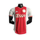 Camisa Ajax Home 21/22 Adidas Masculina Jogador - Branco e Vermelho - MAJESTO BR