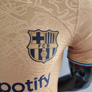 Camisa Barcelona Away 22/23 Jogador Nike Masculina - Dourada - MAJESTO BR