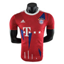 Camisa Bayern de Munique 10 Títulos Alemães 22/23 Jogador Adidas Masculina - Vermelho - MAJESTO BR