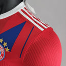 Camisa Bayern de Munique 10 Títulos Alemães 22/23 Jogador Adidas Masculina - Vermelho - MAJESTO BR