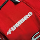 Camisa Manchester United Retrô Manga Longa Umbro 1998/99 Vermelha - MAJESTO BR