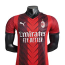 Camisa Milan I 23/24 Jogador Puma Masculina - Vermelho e Preto - MAJESTO BR