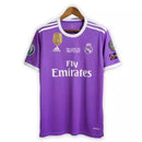 Camisa Retrô Real Madrid II Away Adidas 2016/17 Masculino Roxo - MAJESTO BR