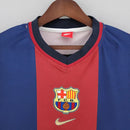 Camisa Retrô Barcelona Home Nike 1998/99 Masculino - Azul e Grená - MAJESTO BR