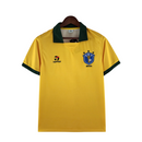 Camisa Retrô 1988 Seleção Brasileira I Masculina - Amarelo e Verde - MAJESTO BR
