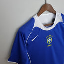 Camisa Retrô 2004 Seleção Brasileira II Nike Masculina - Azul - MAJESTO BR