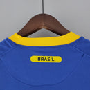 Camisa Retrô Seleção Brasileira II 2010/11 Nike Masculino Azul e Amarelo - MAJESTO BR