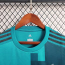 Camisa Retrô Real Madrid II Away Adidas 2017/18 Masculino Azul - MAJESTO BR